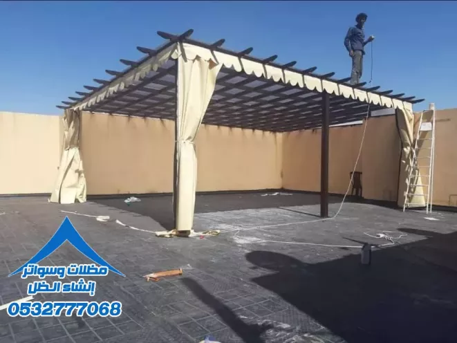 شركة تركيب أجمل برجولات خشبية للحدائق بالرياض