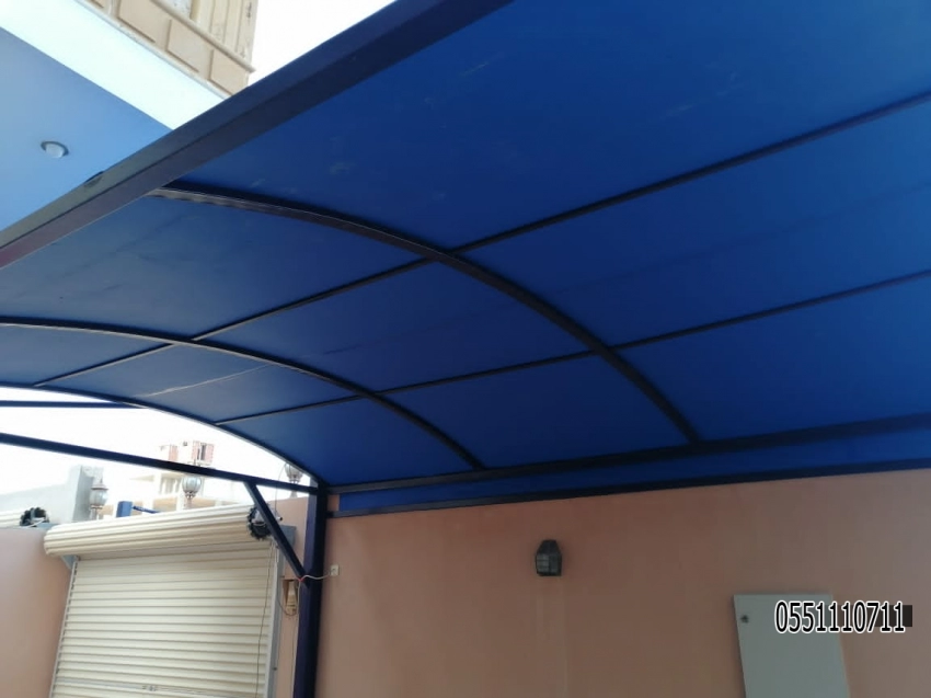 مظلات أبواب خارجية تركيب مظلة فوق الابواب الرياض