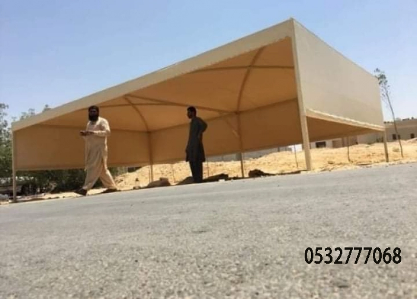 مظلات حدائق المدينة المنورة مظلات سيارات سواتر المدينة
