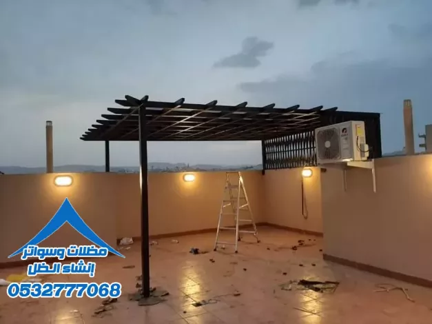 شركة تركيب أجمل برجولات خشبية للحدائق بالرياض