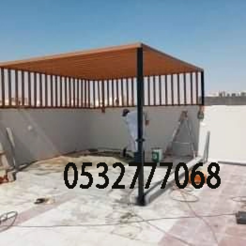 مظلات حدائق المدينة المنورة مظلات سيارات سواتر المدينة