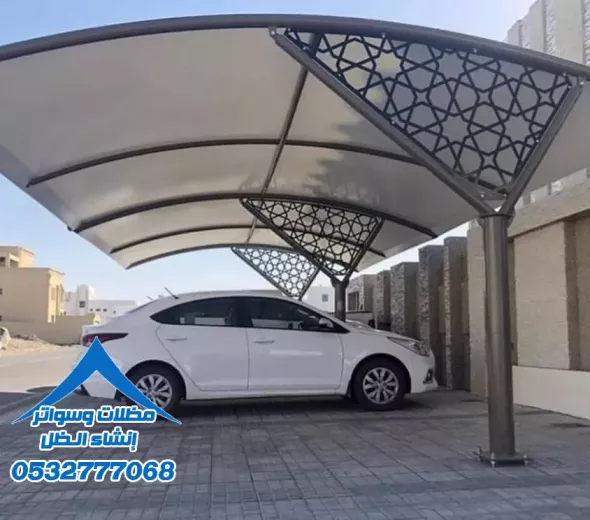 مواصفات مظلات كابولي للسيارات مظلات الرياض